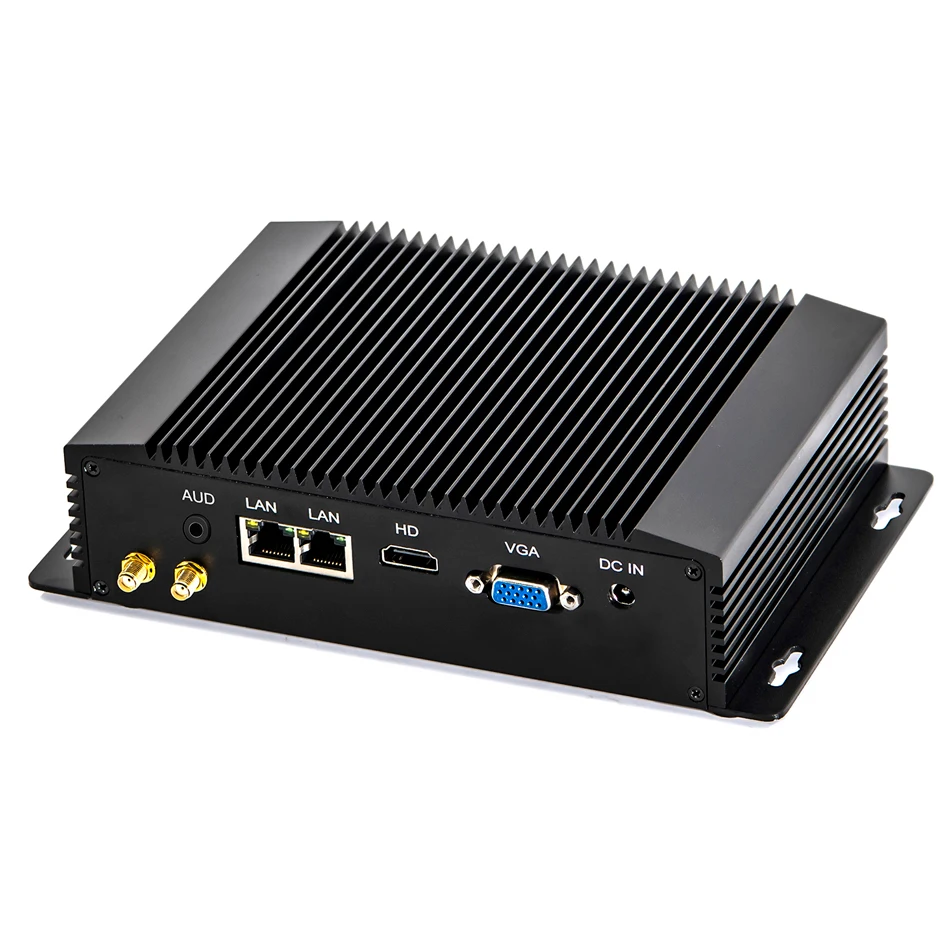 Imagem -03 - Encaixado Industrial Aim10intel Celeron J4125 Mini Computador Fanless Ipcwindows 11 Pro Vgahdmi2lan2com Rs2324usb pc