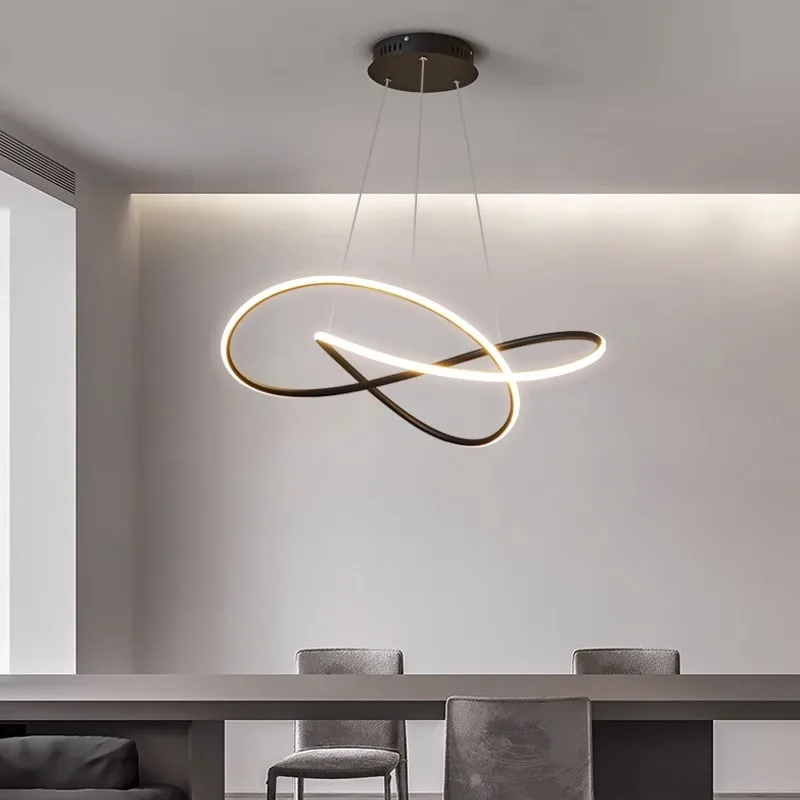 Luces colgantes Led modernas y sencillas para sala de estar, comedor, mesas de centro, candelabro de dormitorio, accesorio de iluminación para