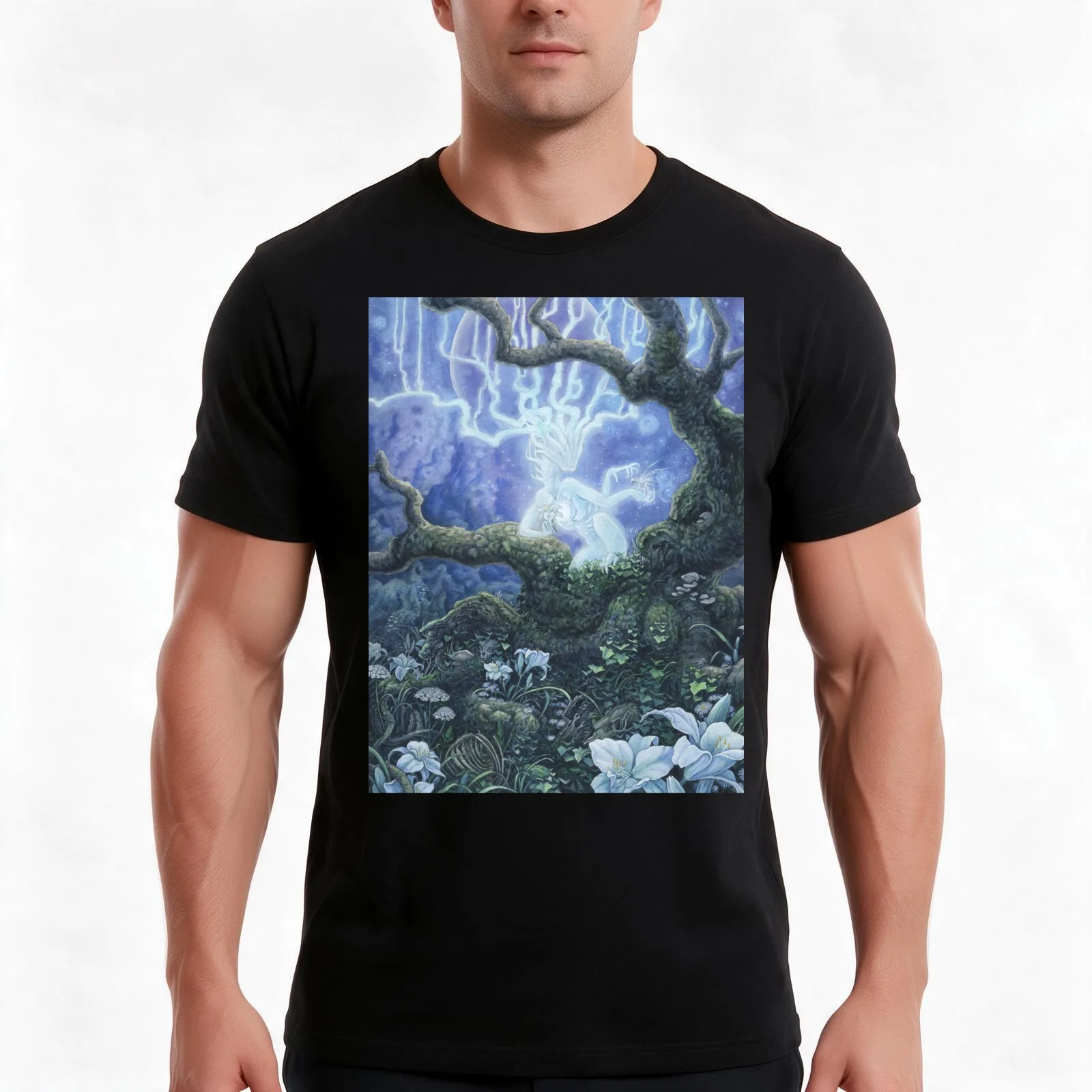 Reanimation T-Shirt, Summer Casual Cotton Tee, Oversized Streetwear Tops, Vintage Graphic Print, Loose Fit Short Sleeve