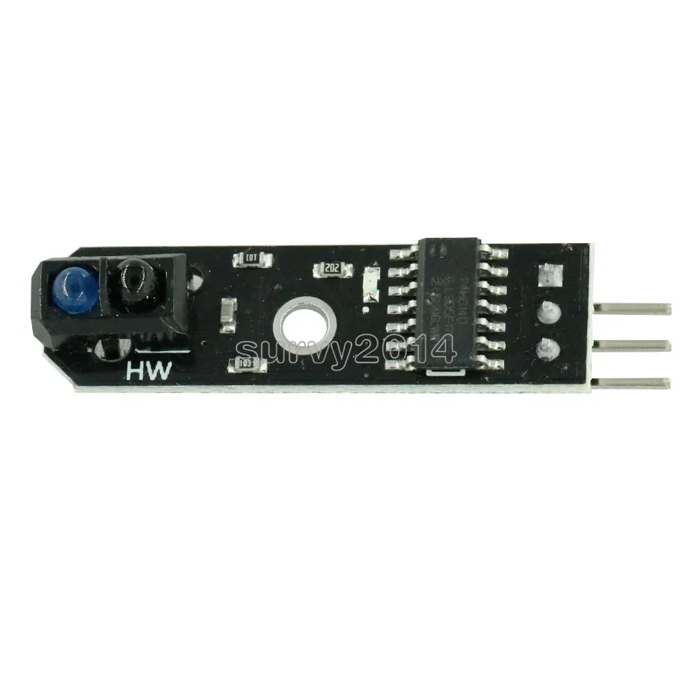 TCRT5000 IR Infrared Line Track Follower Sensor, obstáculo Avoidanc para Arduino, AVR, ARM, PIC, DC 5V, 10mm, 1Pc