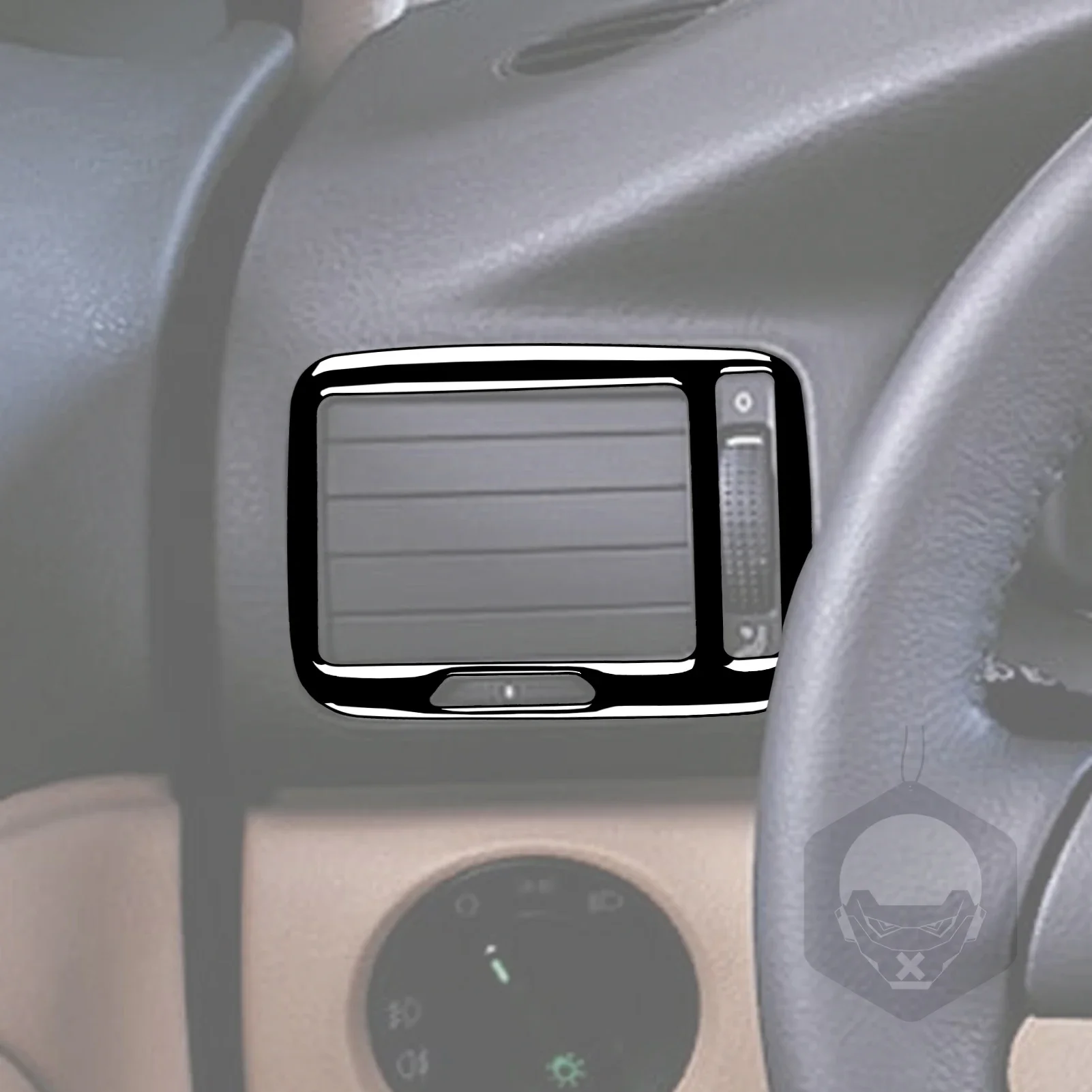 لفولكس واجن باسات B5 2001-2005 البيانو الأسود لوحة القيادة كلا الجانبين منفذ الهواء غطاء الزخرفية اكسسوارات السيارات الداخلية ملصق #3