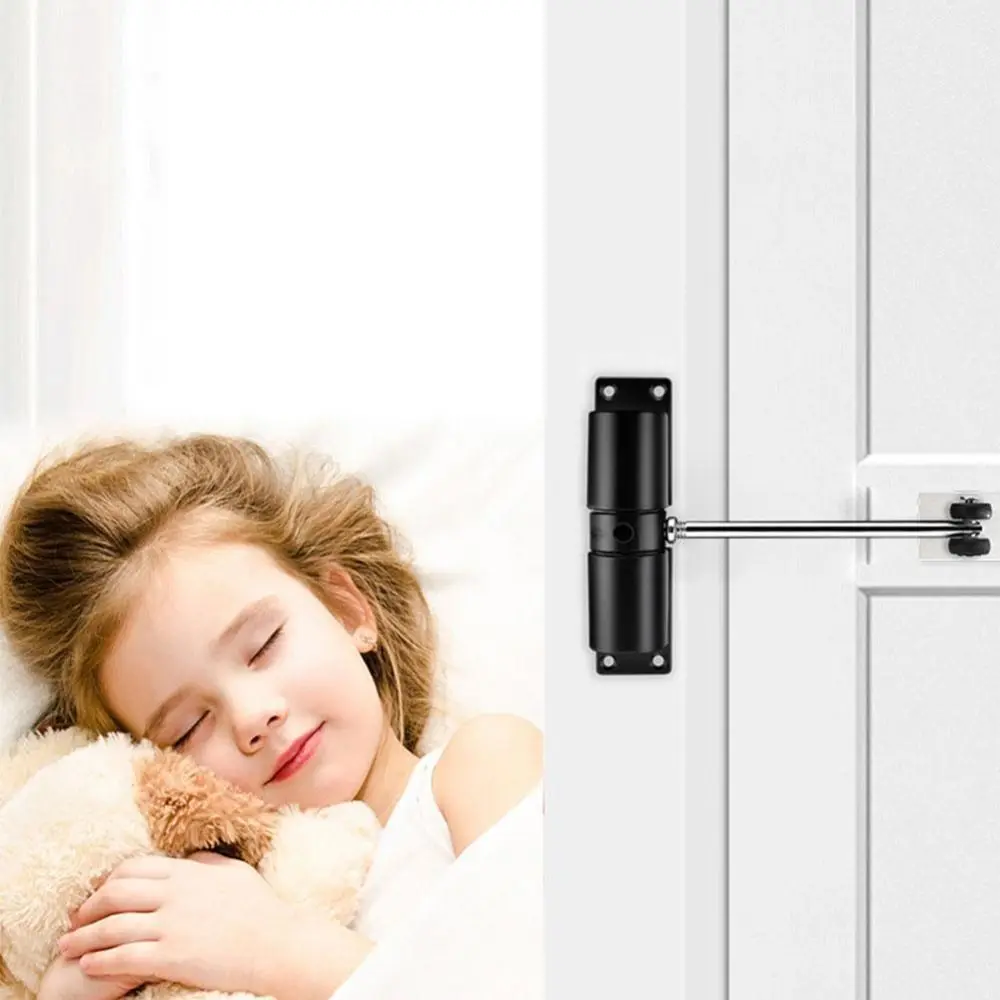 

Adjustable Automatic Door Closer Stainless Steel Self Closing Door Stopper Spring Automatic Door Closing Device Furniture Door