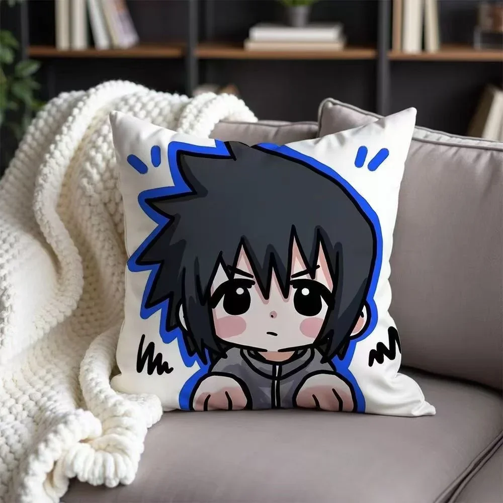 Q Version Shadow Pillow Office Living Room Sofa Nap Pillow Square Printed Pp Cotton Filled Decorative Cushion Home Textile