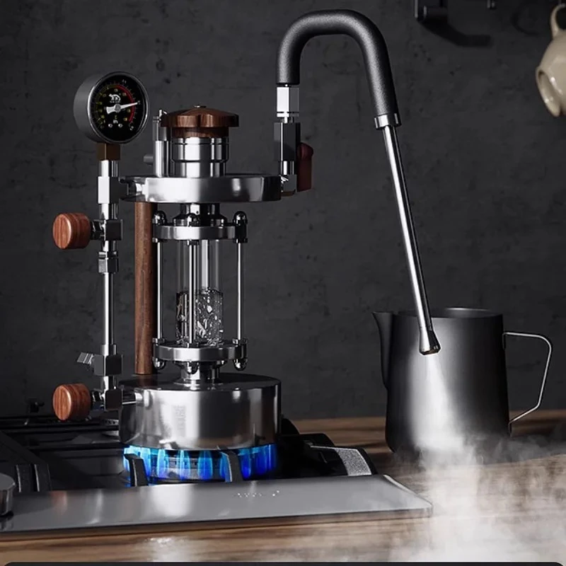 Portable milk frother for home and outdoor use