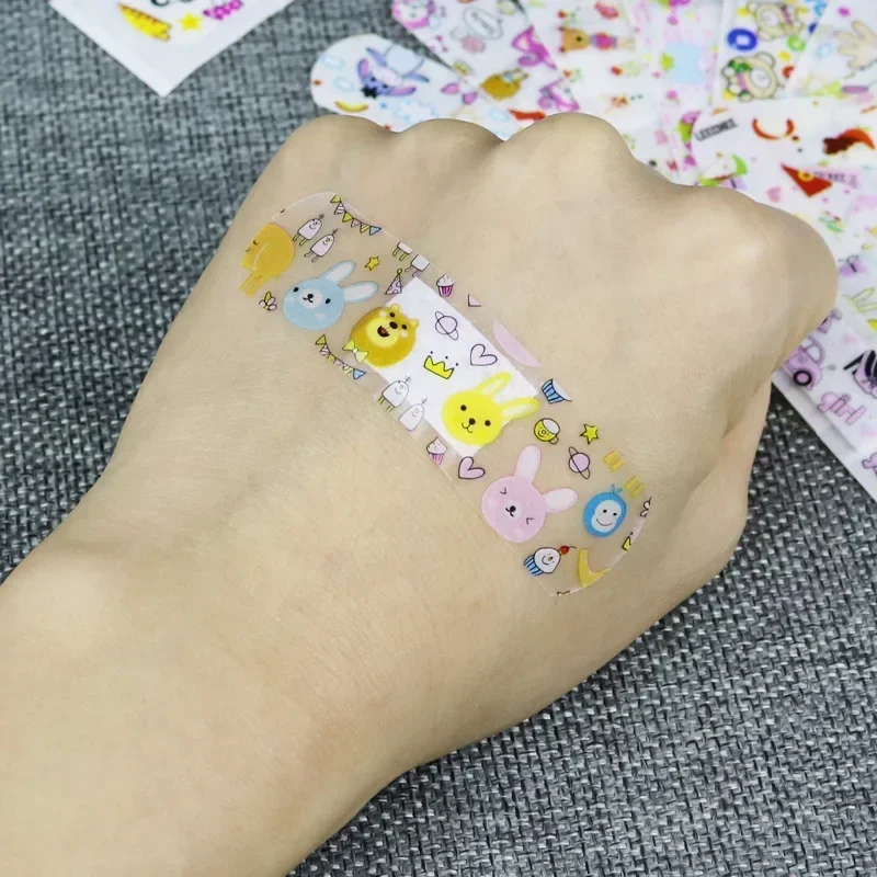 120Pcs Cartoon Animal Wound Patch for Children Kids Waterproof Band Aid Breathable Sticking Plaster First Aid Adhesive Bandage