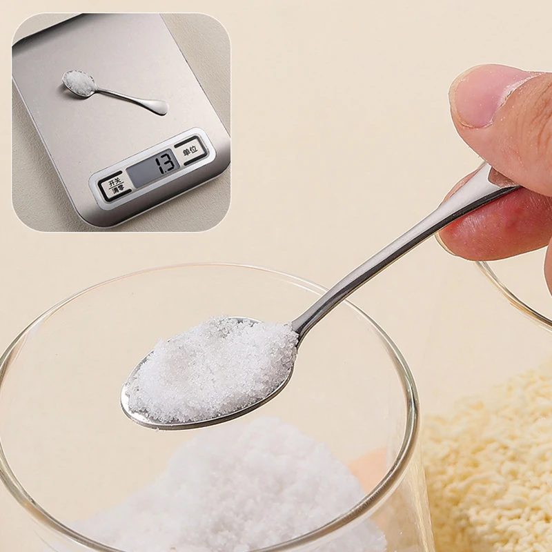 3/5Pcs Extra Small Size Stainless Steel Mini Coffee Scoops Spoon Coffee Tea Ice Cream Spoons Dessert Spoon Couple Kitchen Tools
