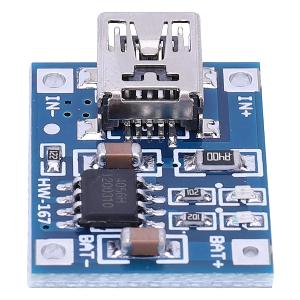 20-1PC TP4056 5V 1A 18650 Lithium Battery Charger Module Charging Board with Protection Micro USB Type-C Battery Charger Module