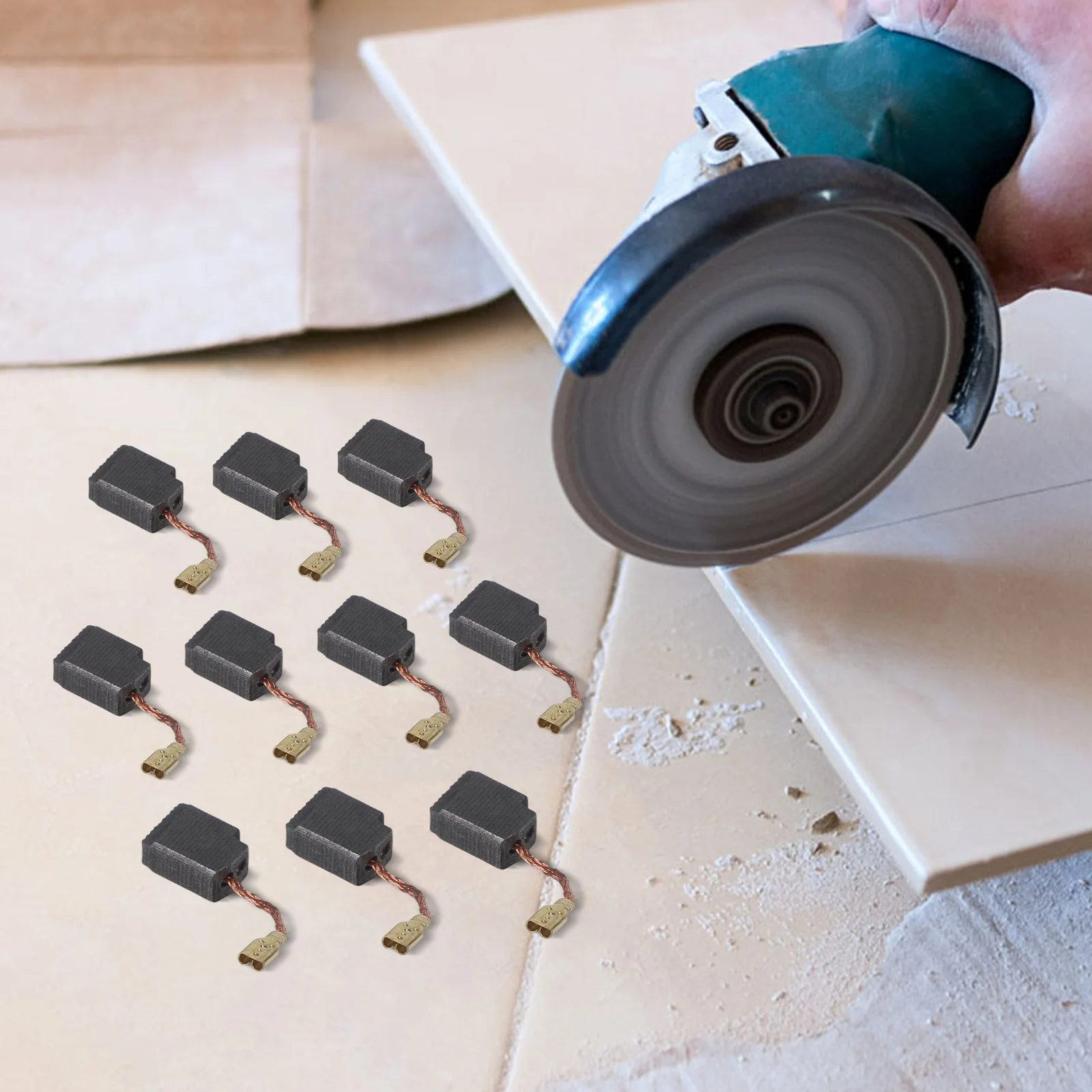 

Ремонт прерывистого двигателя, угольные щетки, угольные щетки, запасные части, уголь + металл для D28112, для DWE46151, практичный