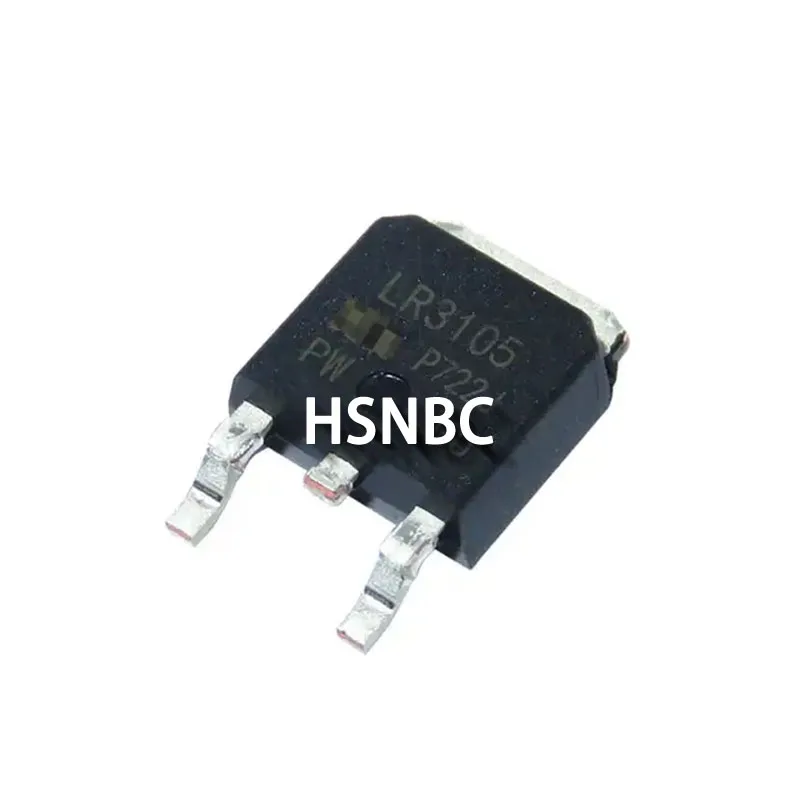 10Pcs/Lot IRLR3105TRPBF IRLR3105 LR3105 TO-252 55V 25A MOSFET N-Channel Power Transistor 100% New Original