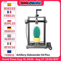 Artillery Sidewinder X4 Plus S1 3D Printer 500mm/s Print Speed 300℃ High-temp Printing XY-Metal Linear Guide Rail 300*300*400mm