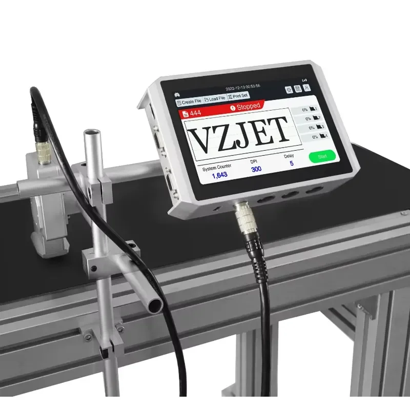 AP01 MRP DATE PRINTER for PET BOTTLES Pouch Carton Box Metal Cans Inkjet Coding Machine Automatic Batch Coder