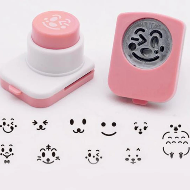 Sushi Tools Cartoon Rice Ball Molds DIY Smiling Face Shape Maker Mould Seaweed Cutter Kitchen Bento Decoration 