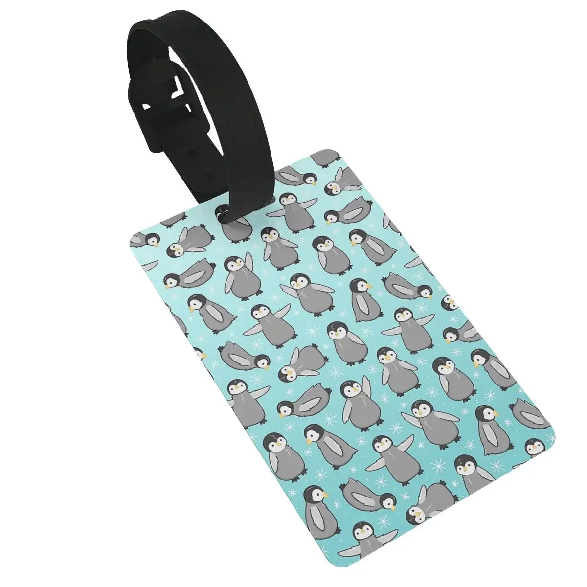 

Penguin Chicks Luggage Tags Suitcase Accessories Travel PVC Cute Baggage Boarding Tag Portable Label Holder ID Name Address