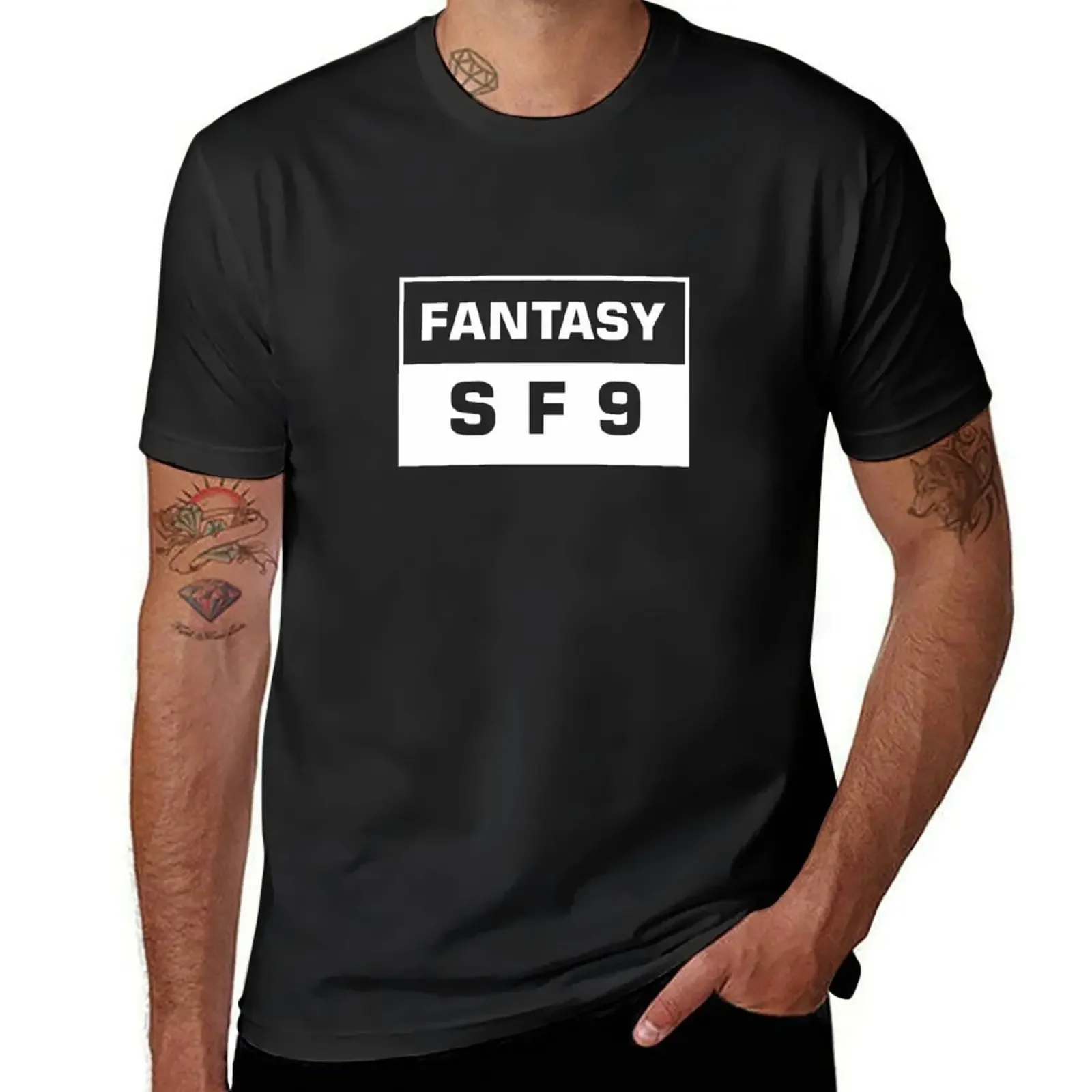 

sf9 - fantasy T-Shirt quick drying sweat for a boy plain black t shirts men