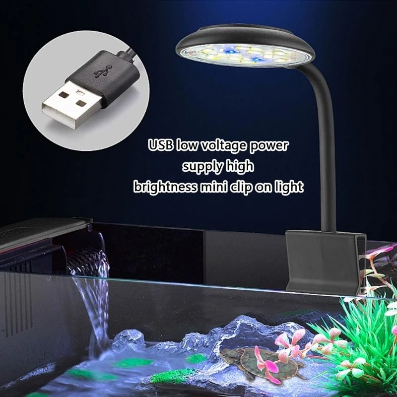 

Adjusting Brightness LED Aquariums Light Full Spectrum for Fishtanks Landscape Decoration for Corals Marine Life Decors