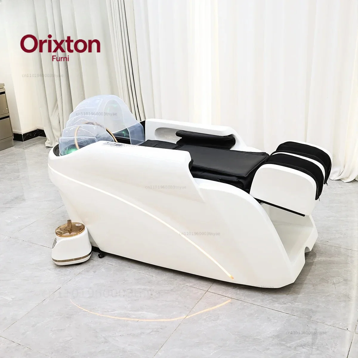 Hair Salon Shampoo Bed Head SPA Fumigation Machine Electric Massage Table for Leisure Health Store Commercial Furniture