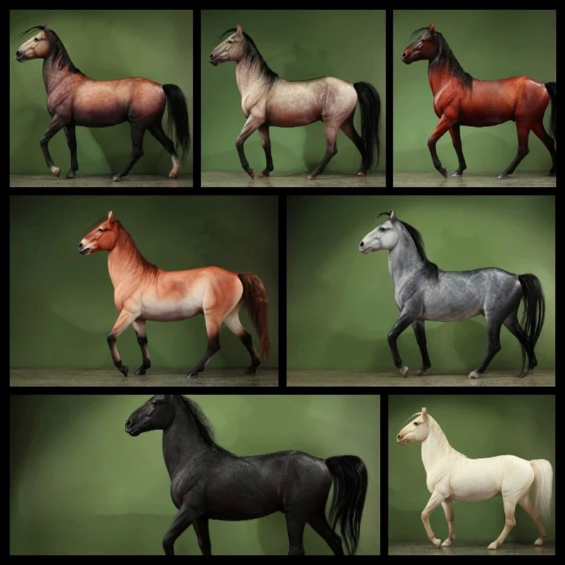 MR.Z 1/6 Simulation Animal Horse Chinese Ancient Horse Gear Accessories Model Fit 12'' Soldier Action Figure Body Dolls Toy