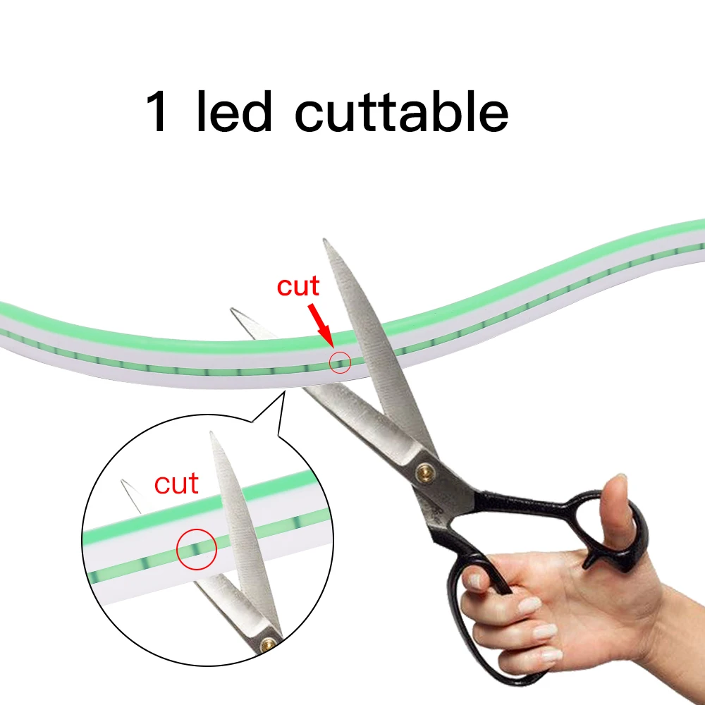 5V pasek Neon Led 6x12mm lina taśma taśma rura silikonowa wodoodporna DIY Neon ściana do domu wesele dekoracja świąteczna