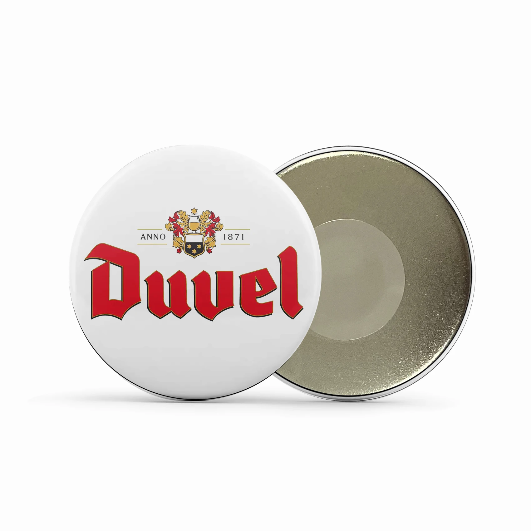 Duvel Beer Round Refrigerator Magnets Message Board Sticker Advertising Decoration Creative Gift Souvenir Support Custom BXT-106