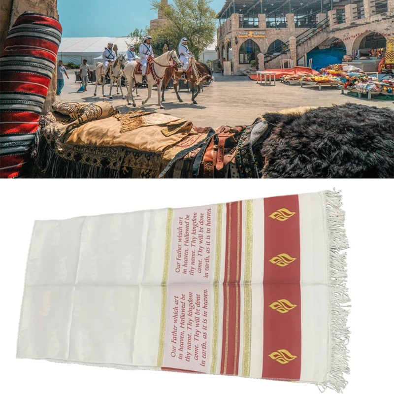 Y166 Bethlehem Geschenken HolyLand Market Mens Messiaanse sjaal Tallit Messias Tallit