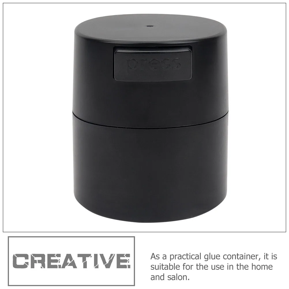 

Glue Storage Tank Compact Eyelash Jar Trustworthy Container Abs Grafting Lightweight