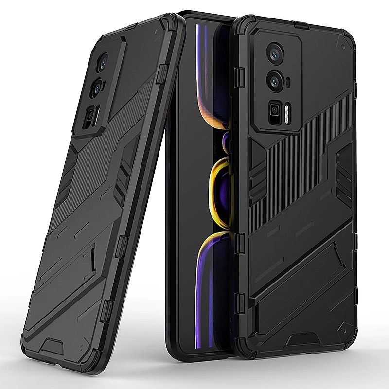 For Xiaomi Poco F5 Pro 5G Case Armor Magnetic Holder Stand Back Cover for PocoF5 Poxo Poko Little F5 F 5 Pro 5G Shockproof Coque