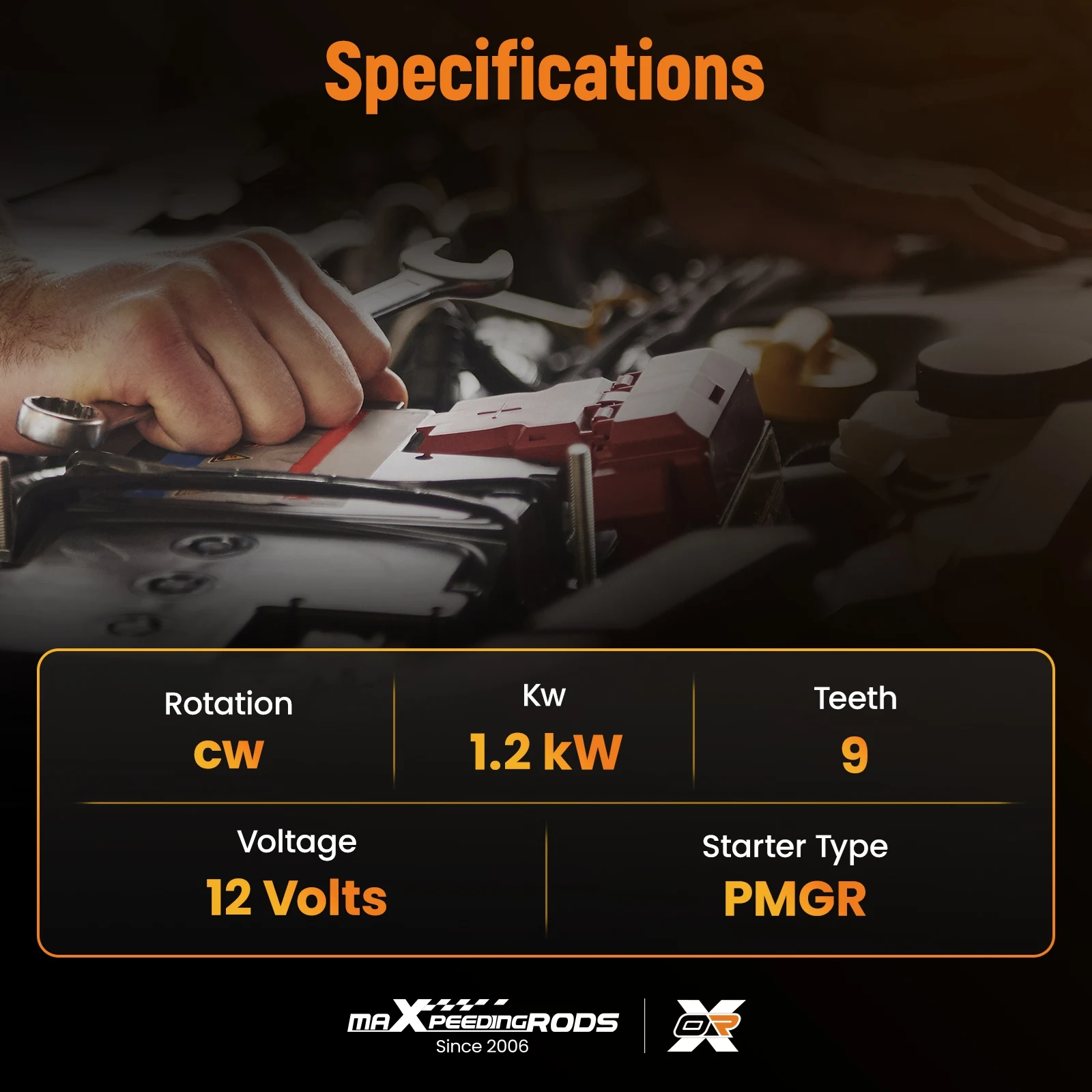 

Стартер для Chevrolet Impala Monte Carlo 3.4L 2001-2005 12564089 PMGR