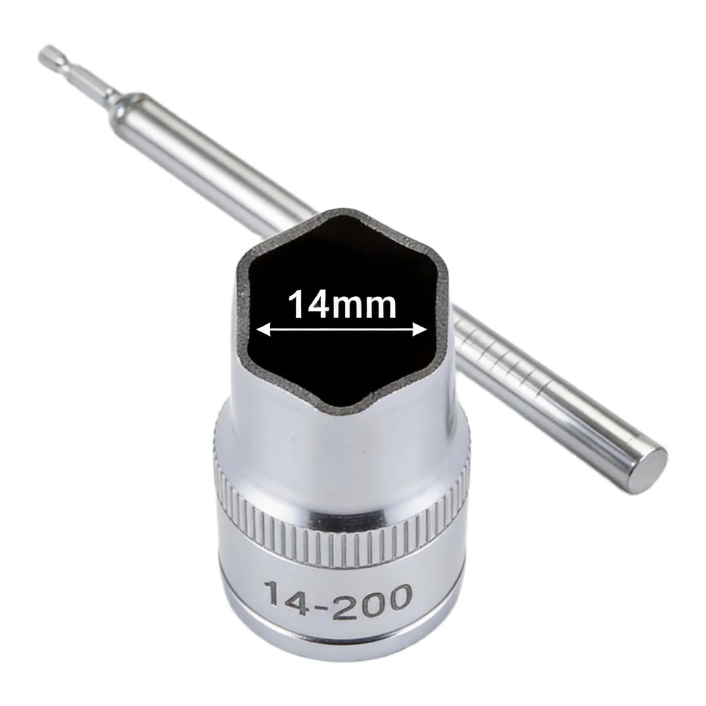 Hollow Socket Driver in Stainless Steel for Long Bolts Optimized for Professional Applications in HVAC and Plumbing Work