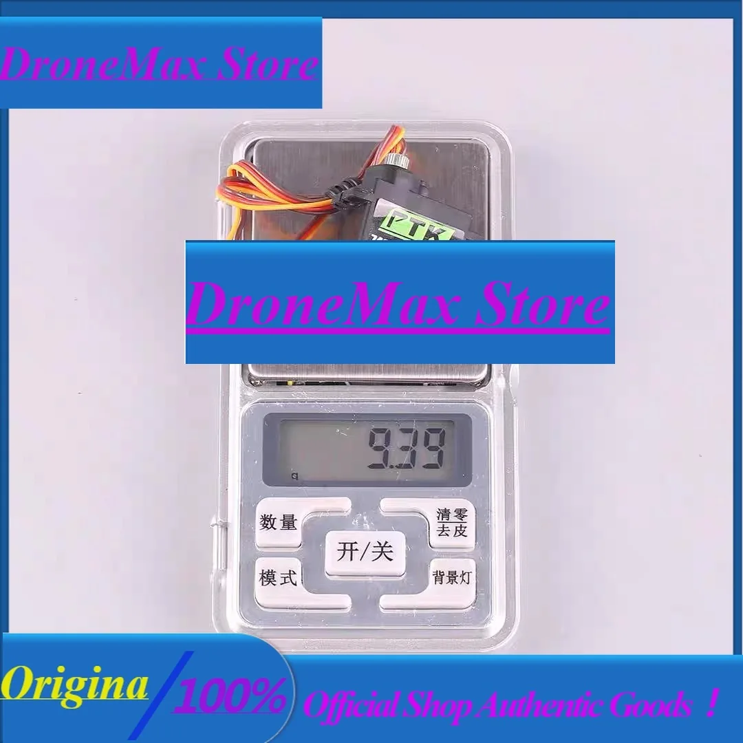 BoMasFor PTK 7465W MG 9g Miniature Digital Servo Waterproof 5kg Torque Robot Fixed Wing High Voltage Hollow Cup