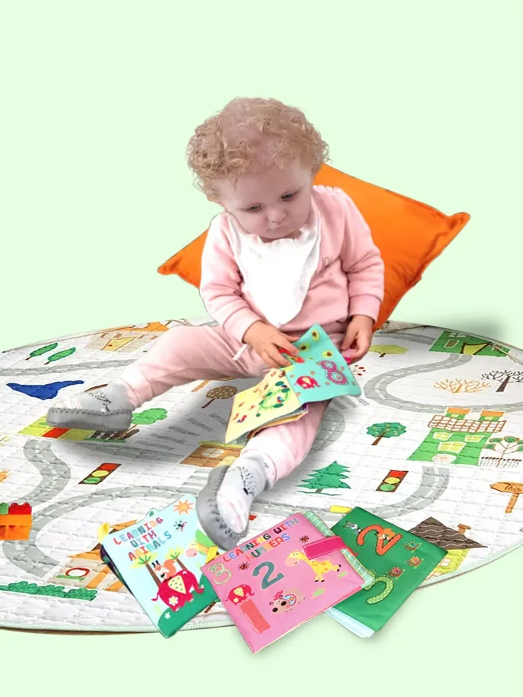 0-36 Monate Baby-Spielzeug Weiche Stoffbücher Säuglings-Lernspielzeug Kinderwagen-Rassel Neugeborenen-Bettspielzeug