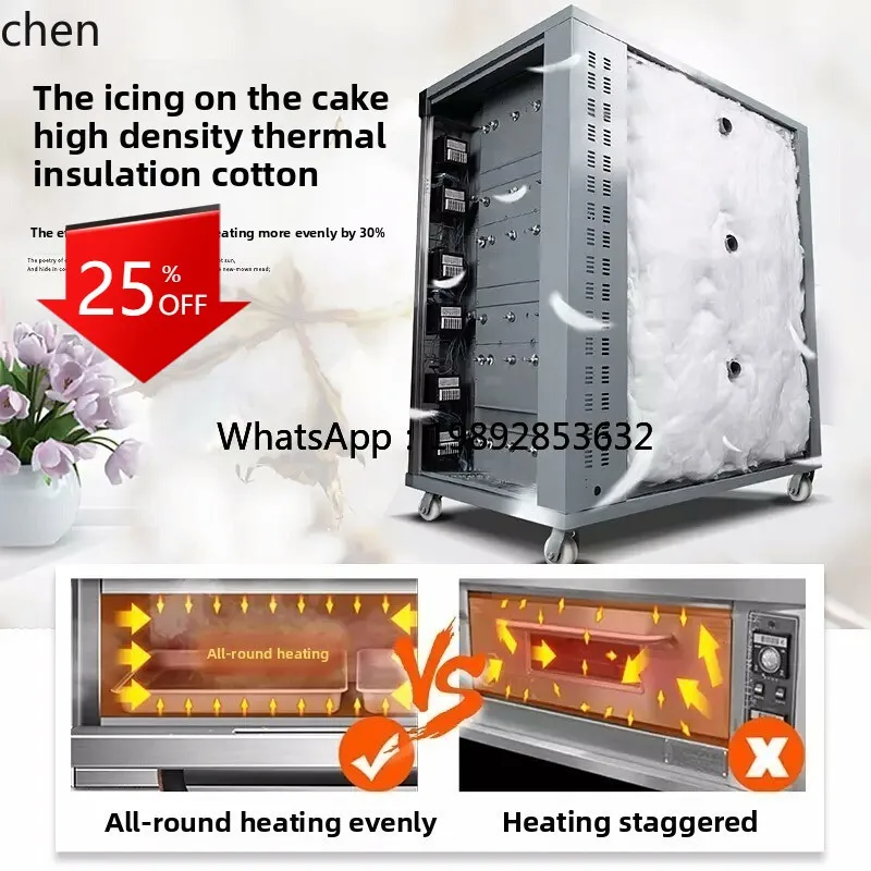 

electric oven commercial heating three layers, six plates and nine , a full set of large baking cake shop equipment