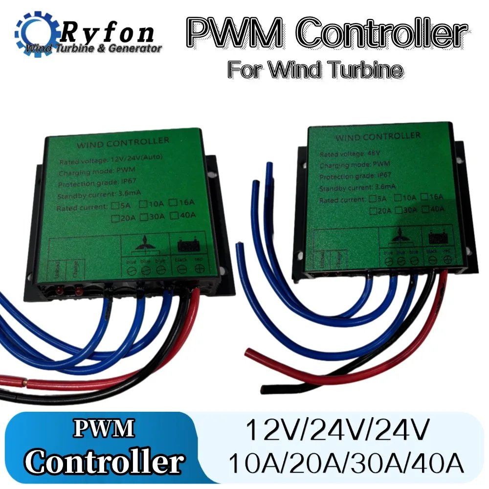 3000W 5000W 8000W 10KW PWM Wind Turbine Controller Charge Wind Power Controller With Overcharging Protection IP67 Waterproof