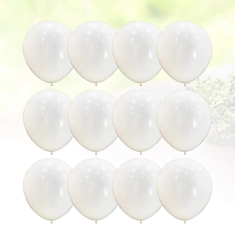 

12 Pcs Balloons Assorted Sequins Foil Bride Clear Wedding Party Latex 36inch for Birthday