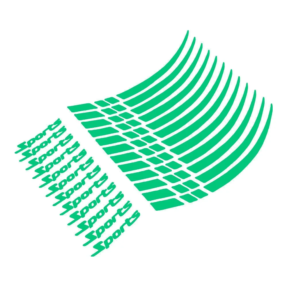 

18-21 Inch Motorcycle Bicycle Wheel Rim Stripe Sports Multifunctional Car Wheel Reflective Sticker Road Bike Sticker