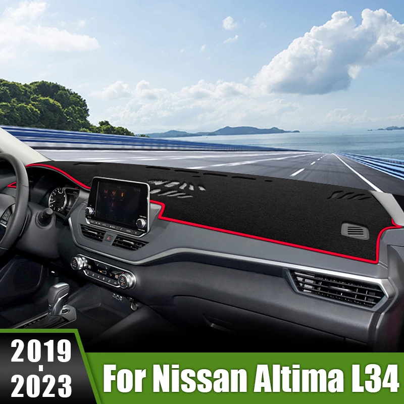 

For Nissan Altima L34 2019 2020 2021 2022 2023 Car Dashboard Cover Sun Shade Mats Avoid Light Pads Instrument Panel Case Carpets