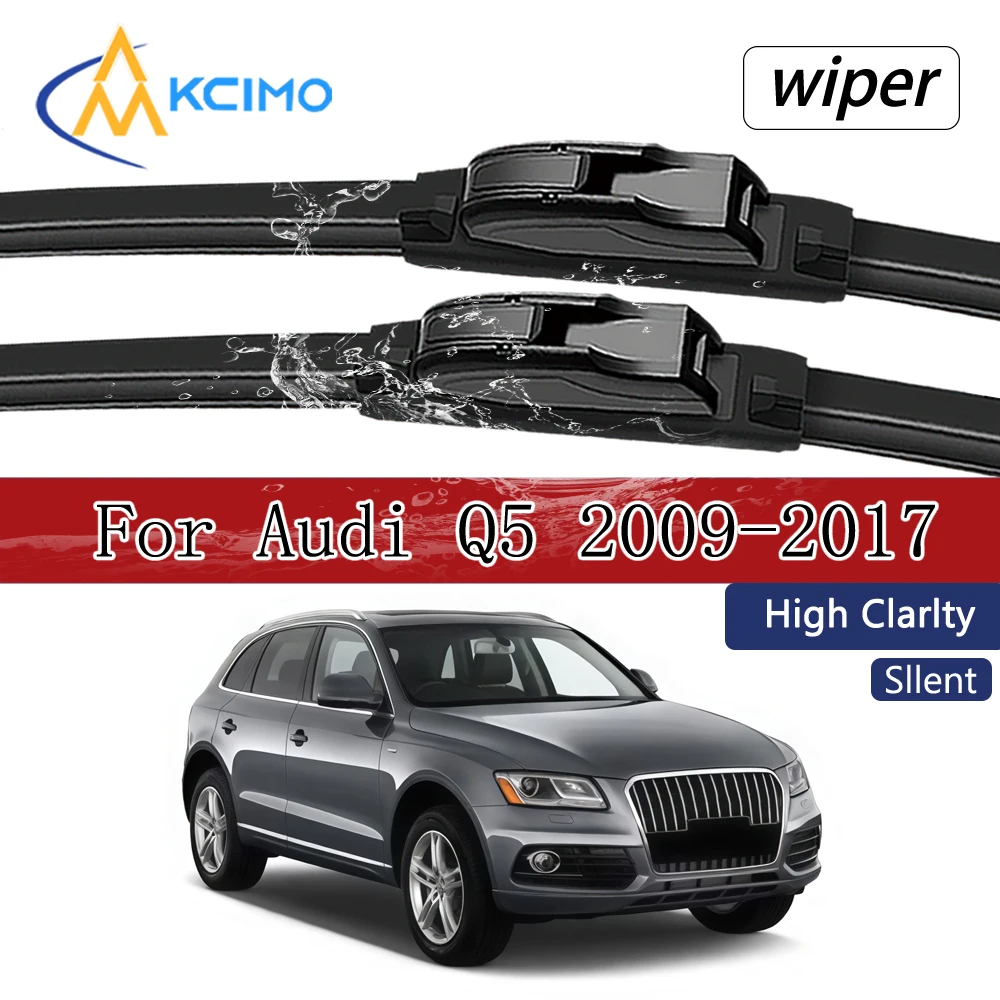 

Комплект щеток стеклоочистителя для Audi Q5 8R 2009-2017, идеально подходящий для установки, гарантированная совместимость, пара передних щеток для водителя и пассажира.