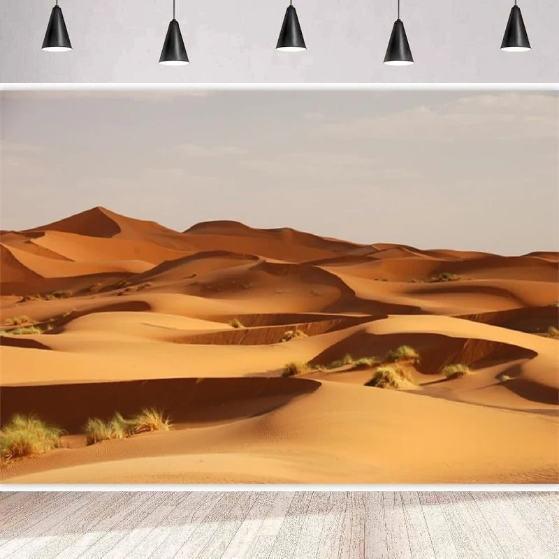 Desert Photography Backdrop Outdoor Nature Scenery Tour Man Lovers Adult Girl Boy Artistic Background Wall Poster Banner Decor