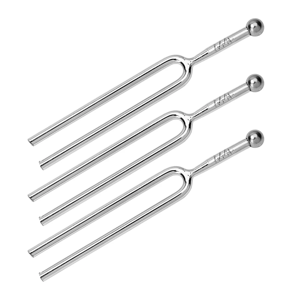 3 шт. стандартный камертон: тюнеры из нержавеющей стали 440 Гц для музыкальных инструментов, скрипка, гитара и фортепиано, легкий и легкий вес