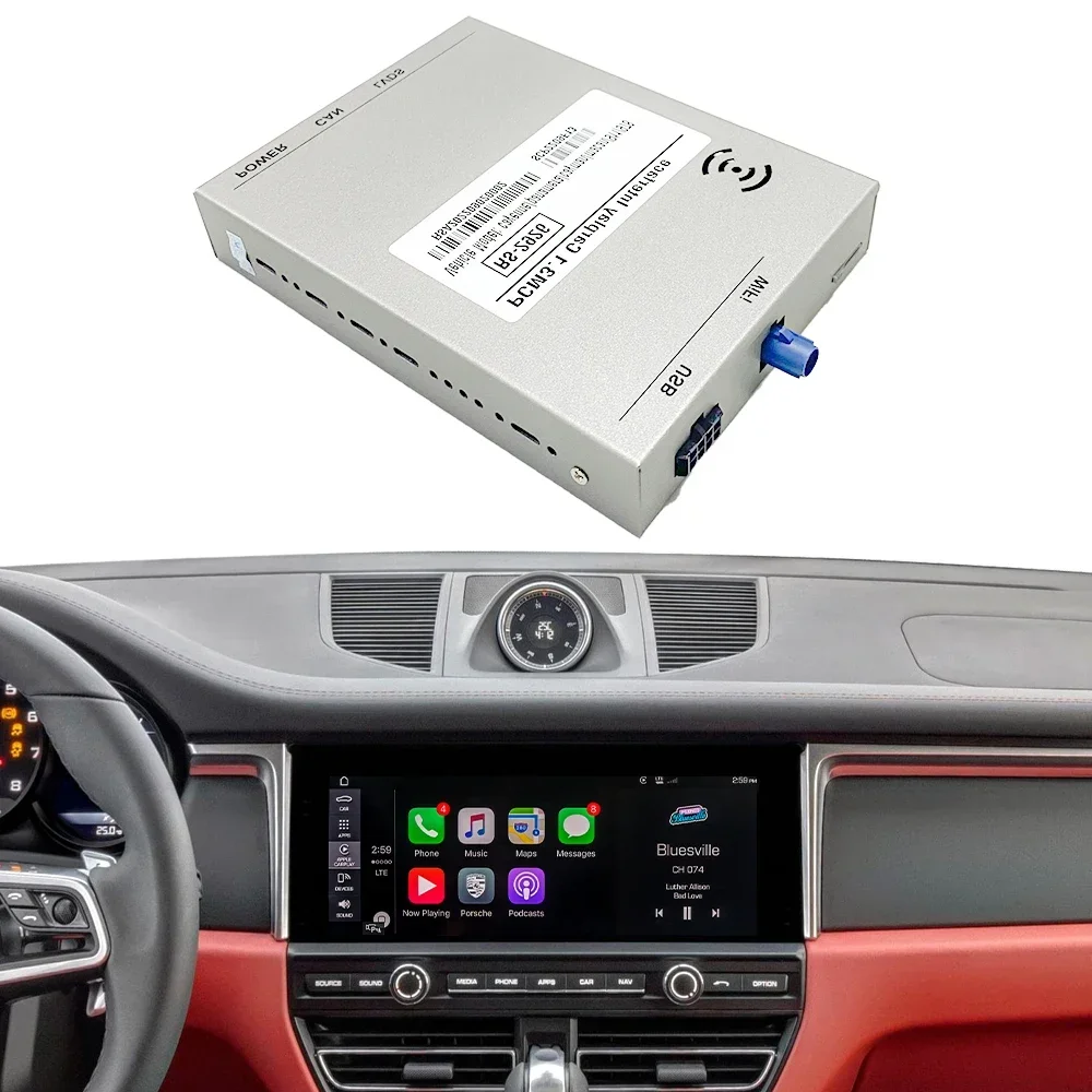 Car Retrofit Module Camera Interface Wireless CarPlay for 911 918 pcm 3.1 Android Auto