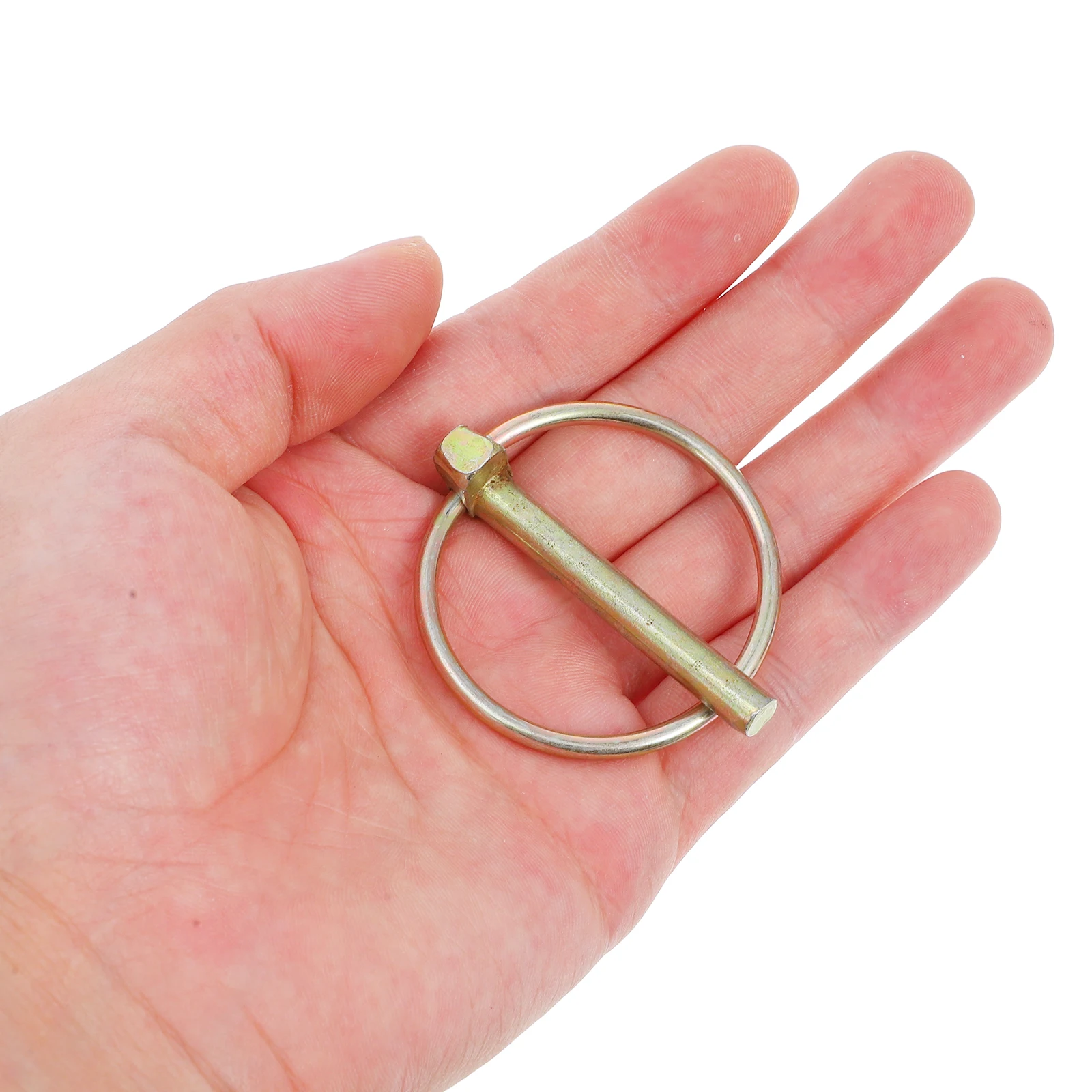 

8pcs Safety Pin Lynch Pins Set with Rings for Tractor Carbon Steel Spring Loaded Fastener Heavy Duty Farm Equipment Accessories