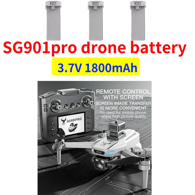 SG901Pro Drone Battery 3.7V 1800Mah For SG901 Pro RC  Drone Original Accessories