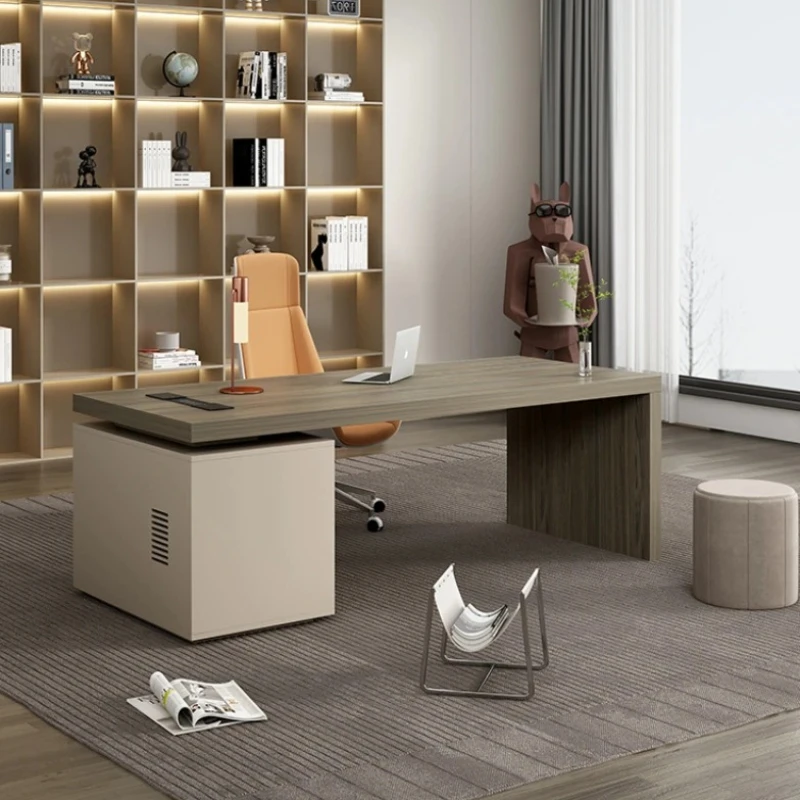 Luxury Boss Office Desk Simple Modern Work Executive Single President Manager Desk Computer Work Mesa Office Furniture Modern