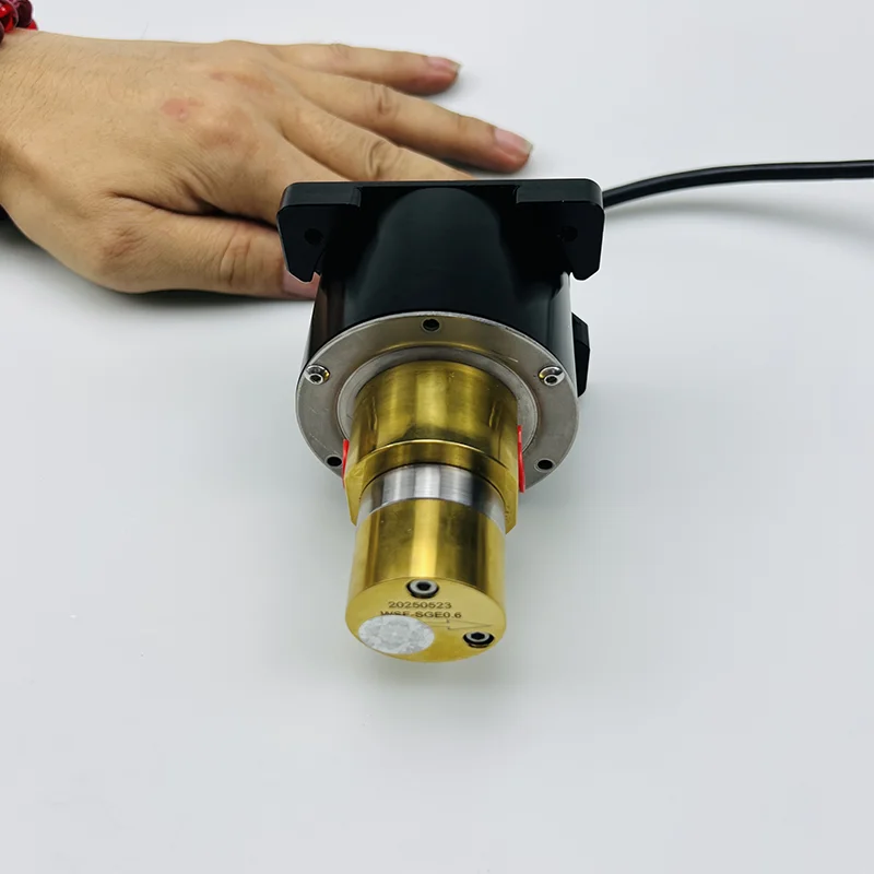SOVOFLO MG Micro Magnetic Gear Pump 0.6-1.2mL/rev. 2.7-5.4LPM Hardened 316L Body PEEK Gear PTFE Seal with Brushless Motor 24V DC