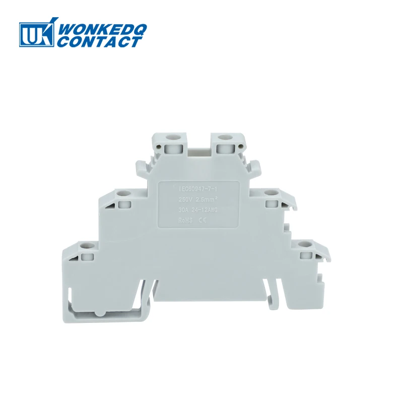 DIKD 1.5 trójpoziomowy siłownik czujnika złącza elektryczne szyny zacisk śrubowy Din 6-przewodowy 3 trójpoziomowy DIKD1.5
