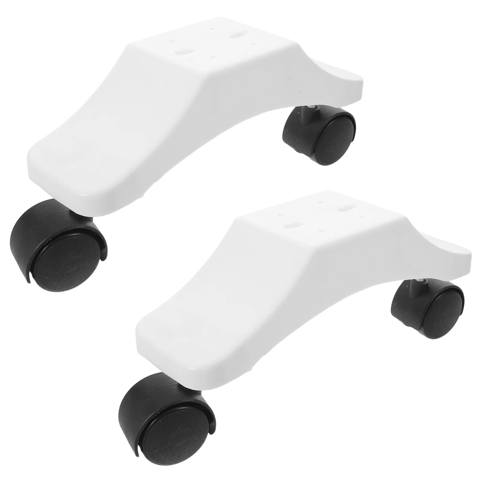 2Pcs Electric Heater Pulley Bracket Heavy Duty Mobile Stand Replacement Parts Patio Heater Wheels Caster Support Base Legs Oil