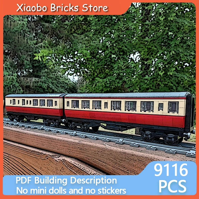 

Популярная аниме-модель городского автомобиля MOC, строительные кирпичи, паровоз, модульная технология, подарки, праздничные игрушки для сборки, детский костюм