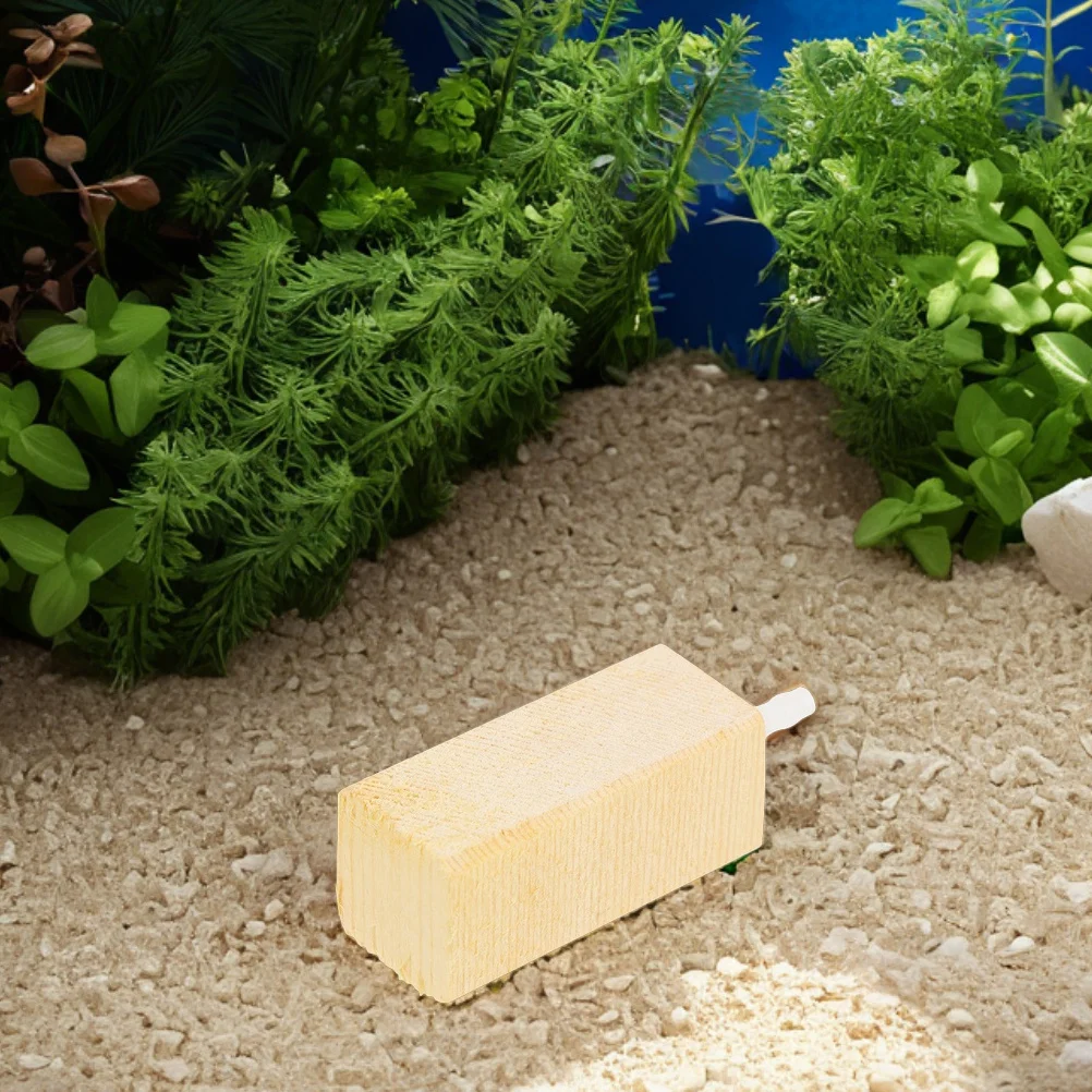 4Pcs Bubble Wood Air Stone Diffuser for Aquarium Fish Tank High Efficiency Protein Separation Clean Water System Accessory