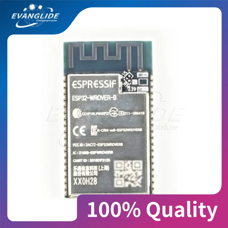 1 PCS/LOT ESP32-WROVER-B WiFi + Bluetooth dual-core MCU Flash 4/8/16MB