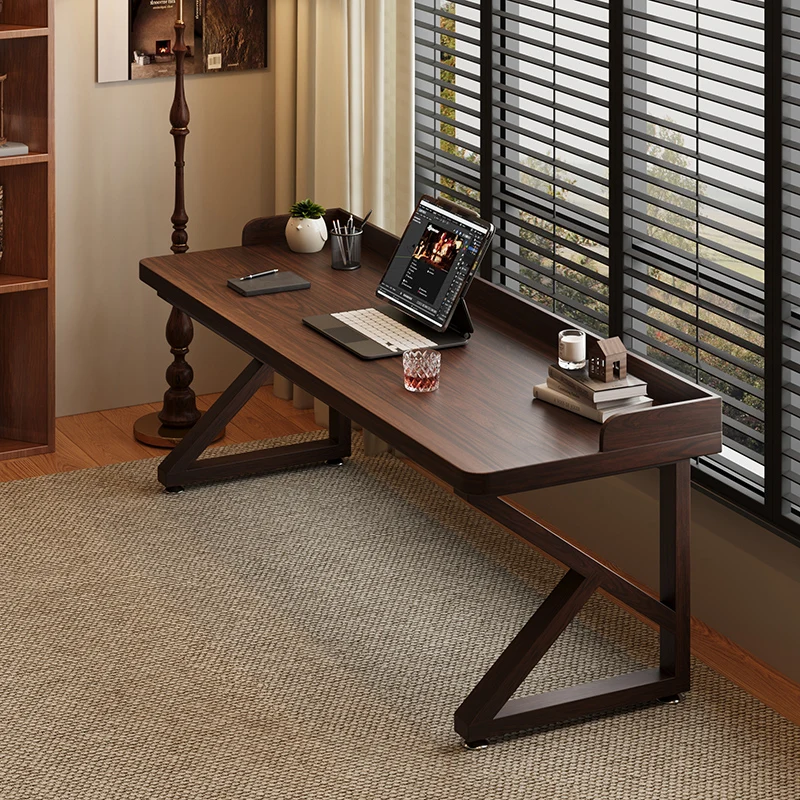 

Elegant Luxury Computer Desks Wood Rectangular Executive Reading Gaming Desk Study Bedroom Mesa Ordenador Office Furniture