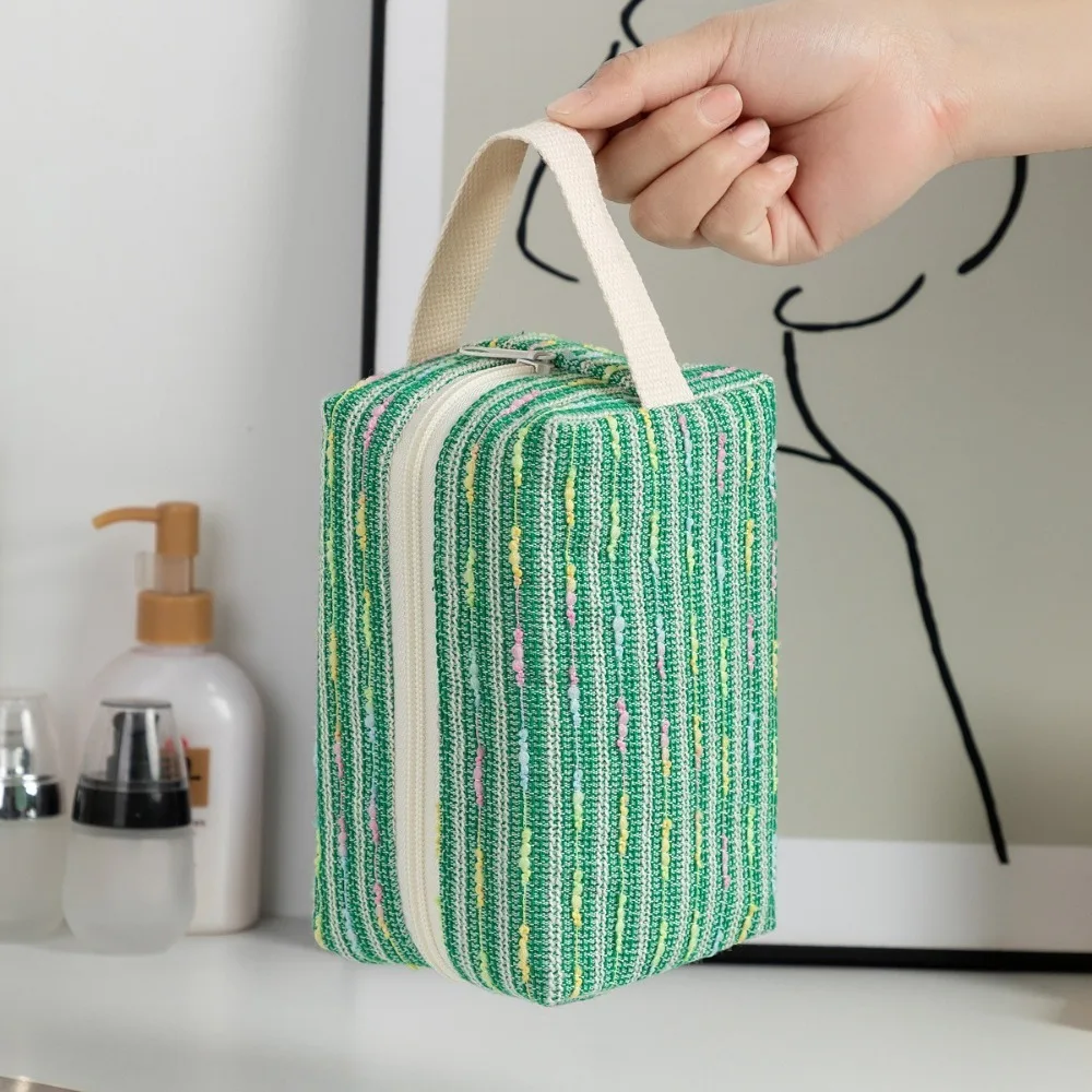 حقائب مستحضرات التجميل النسائية ذات سعة كبيرة، حقيبة يد للسفر للسيدات غير رسمية مع سحاب، حقيبة أدوات الزينة النسائية، حقائب يد للمكياج